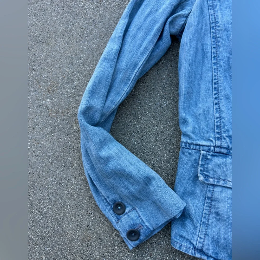 Juicy Couture Women's Blue Denim Jacket Size Small - Picture 4 of 10